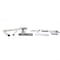 Retrac Hood-Mount Stainless Safety Mirror Mounting Assembly 14in to 19in Adjustment 604696 - alternate 1